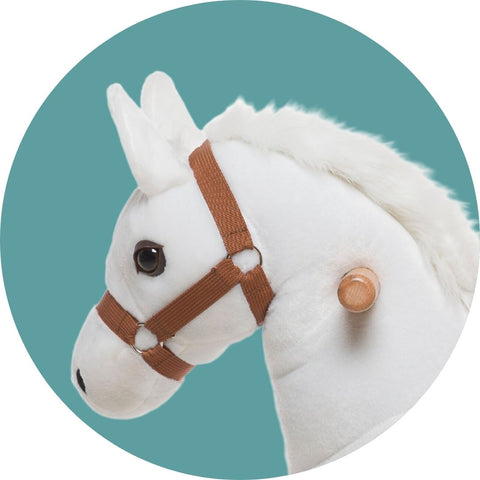 Lenkbares Reittier - Pferd Snowy - neues 2025er Modell!