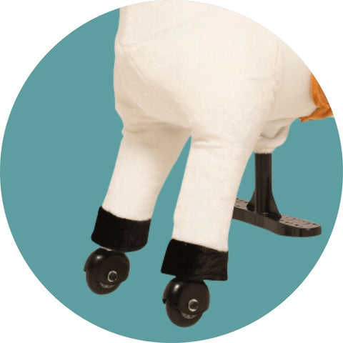 Lenkbares Reittier - Pferd Snowy - neues 2025er Modell!