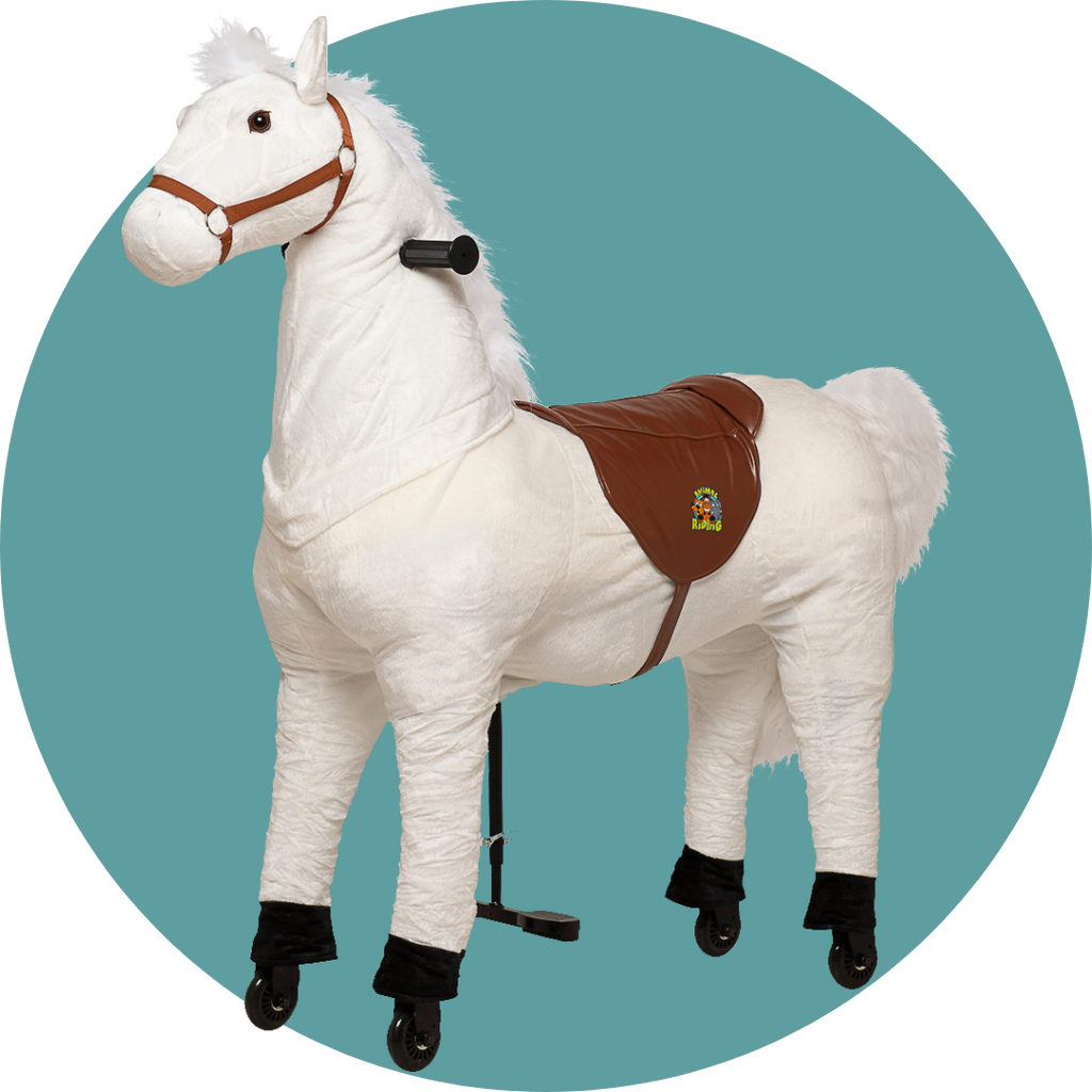 Lenkbares Reittier - Pferd Snowy - neues 2025er Modell!