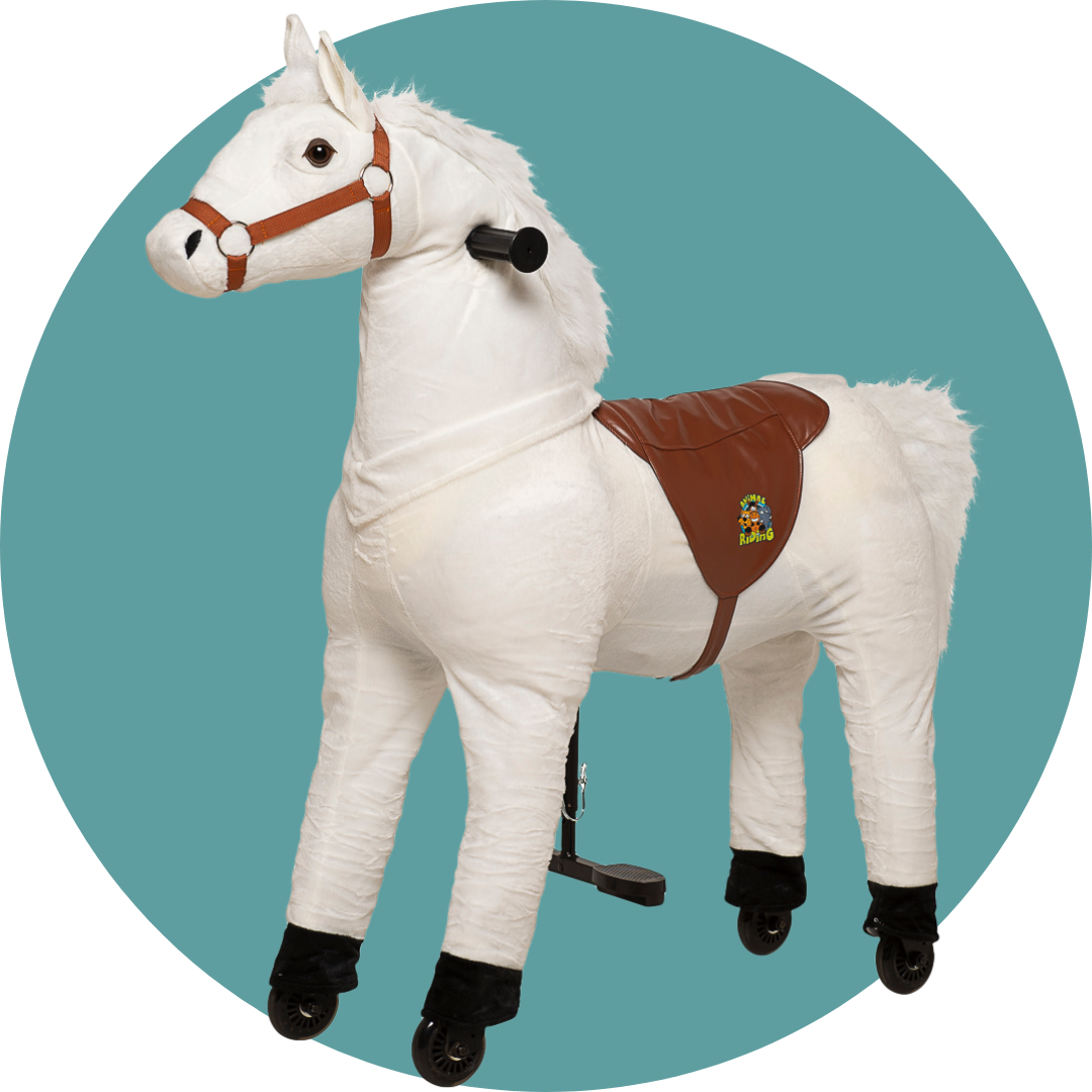 Lenkbares Reittier - Pferd Snowy - neues 2025er Modell!