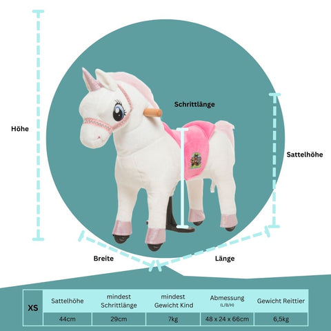 Lenkbares Reittier - Einhorn Melody - neues 2025er Modell!