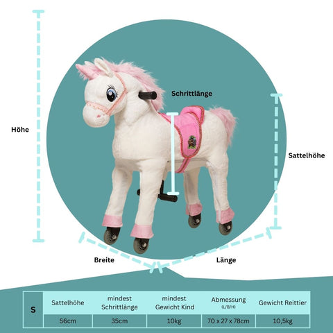 Lenkbares Reittier - Einhorn Melody - neues 2025er Modell!